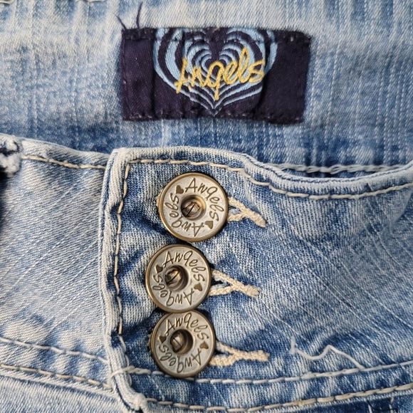 Vtg Angel's stretch jean capris size 10 - Picture 3 of 3